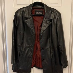 Wilson 100% leather womens jacket